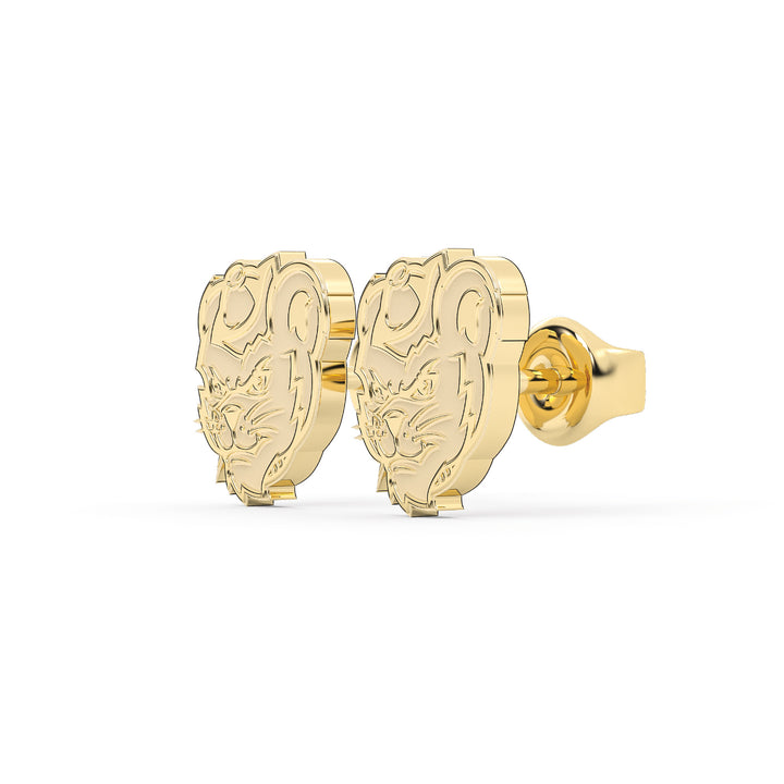 Sam Houston state University Sammy Studs in yellow stainless 2.