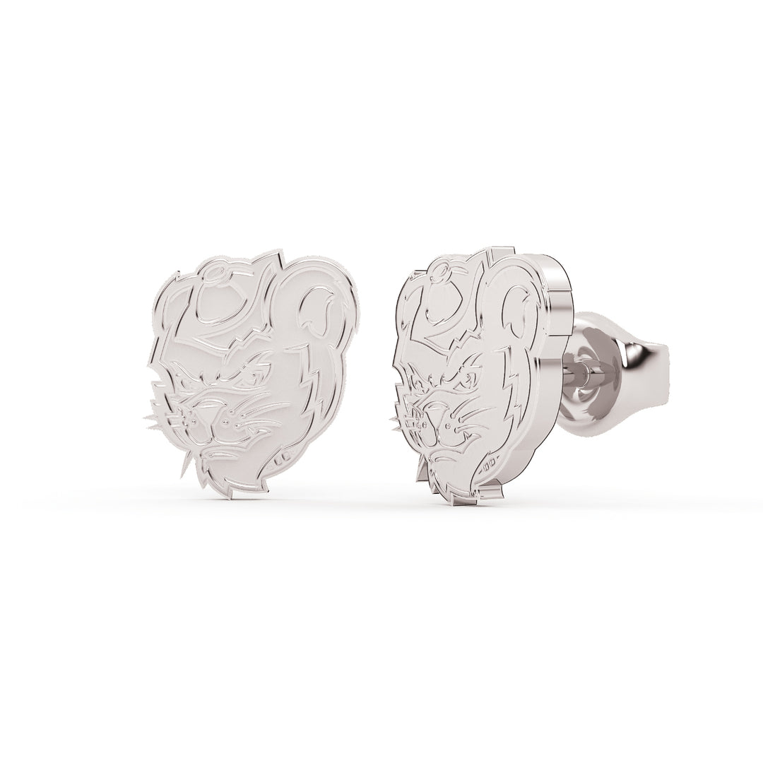 Sam Houston state University Sammy Studs in white stainless 1.
