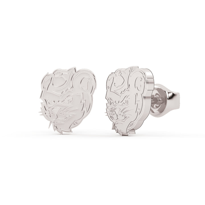 Sam Houston state University Sammy Studs in white stainless 1.