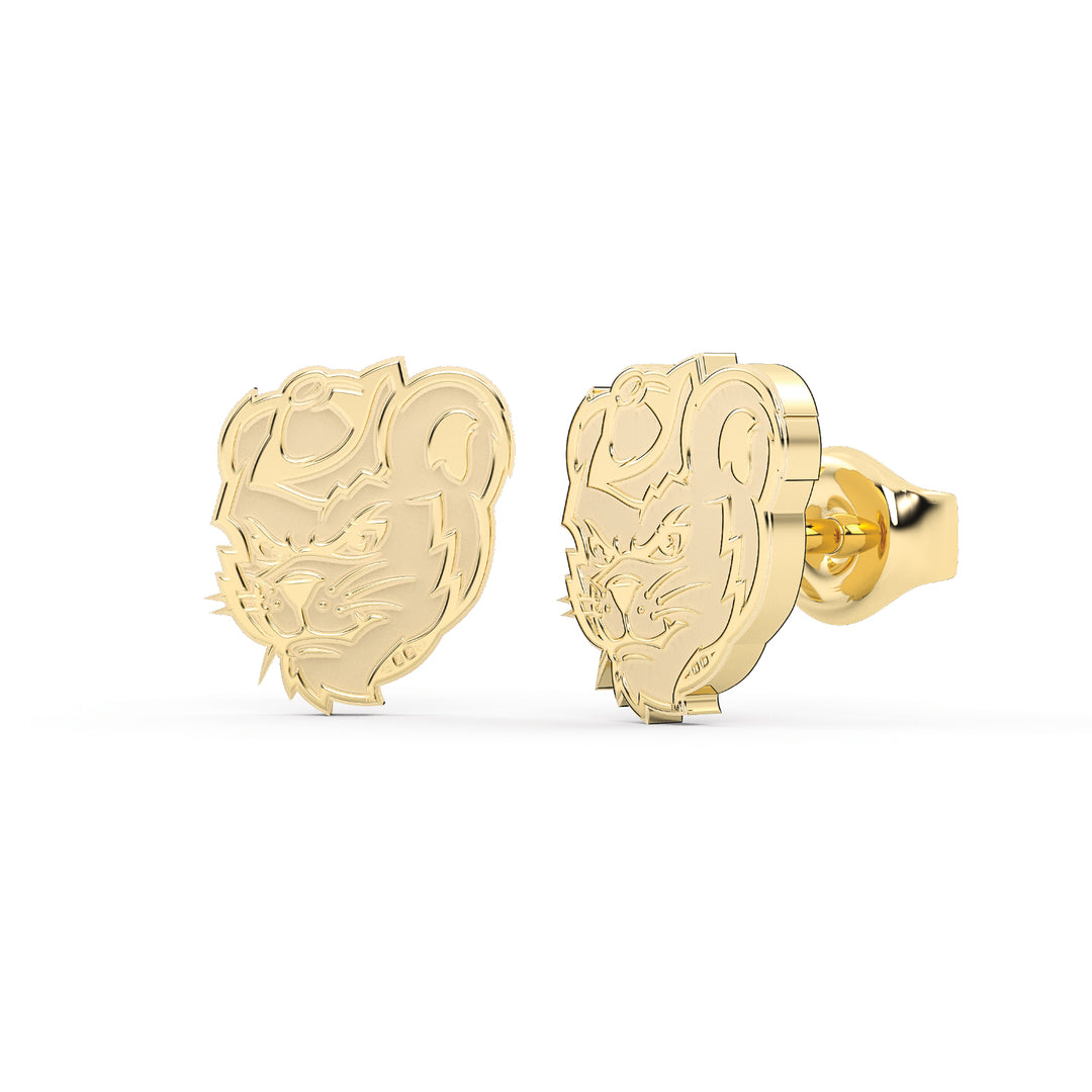 Sam Houston state University Sammy Studs in yellow stainless 1.